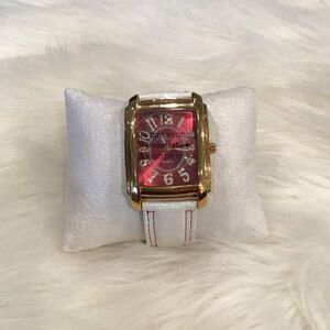 Joan Rivers Gold and Red Women's Watch